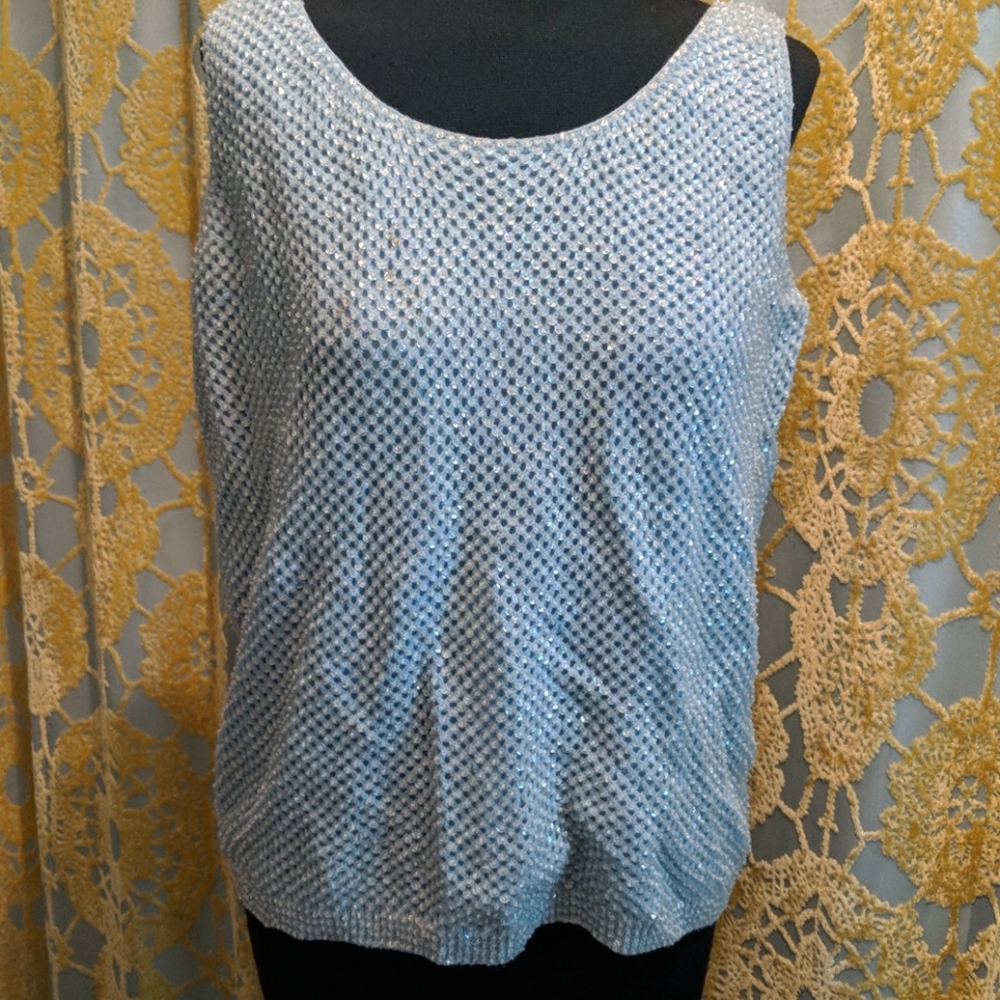 Vintage Sequin tank sweater